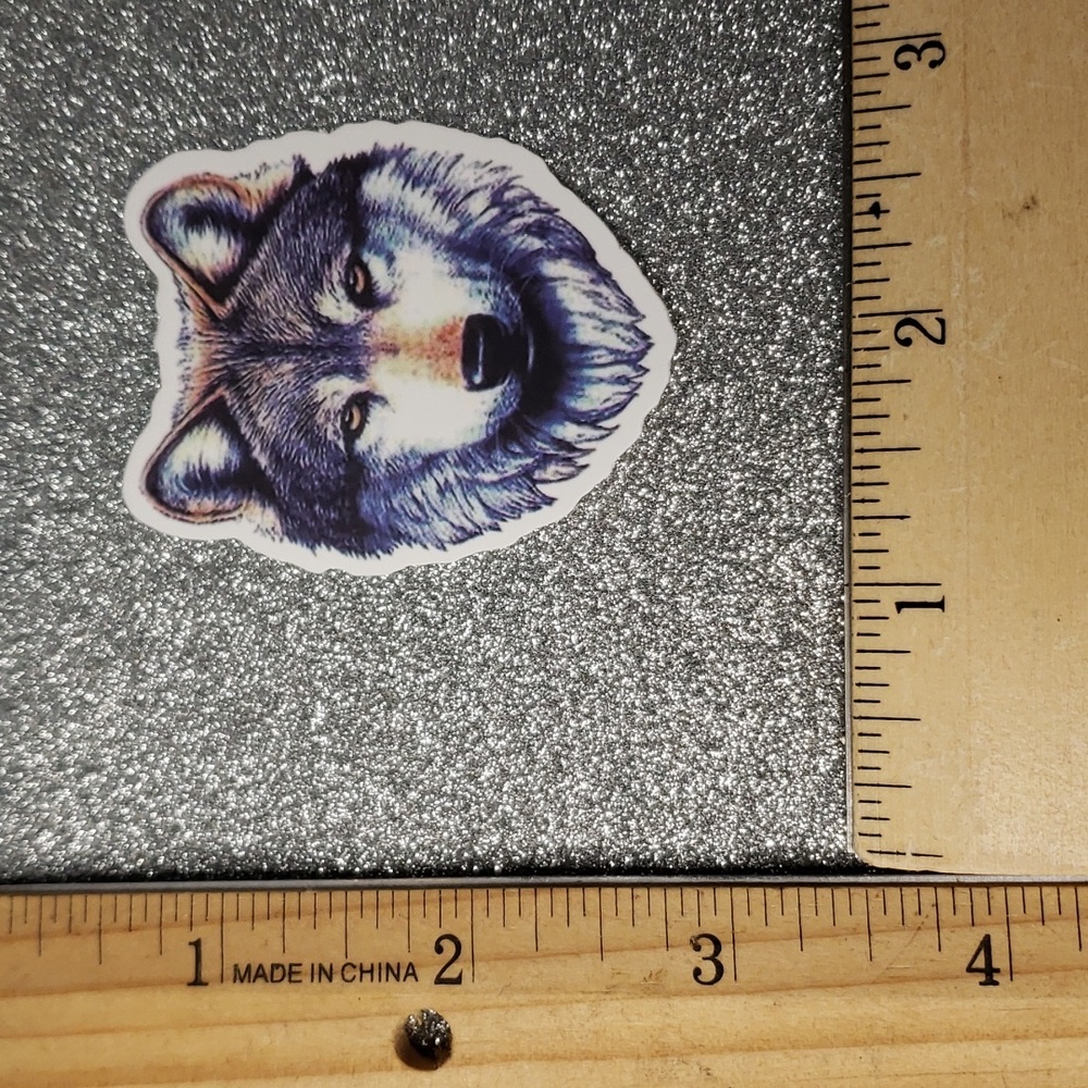 ART NATURE WOLF waterproof Sticker - Picture 2 of 7